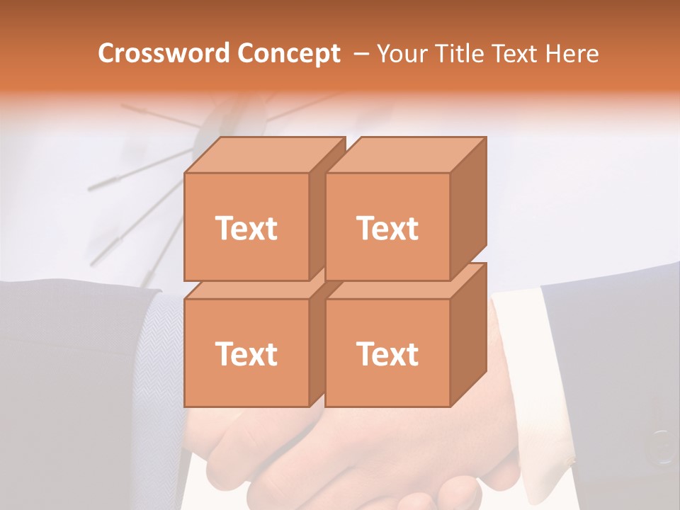 Greeting Cooperation Together PowerPoint Template