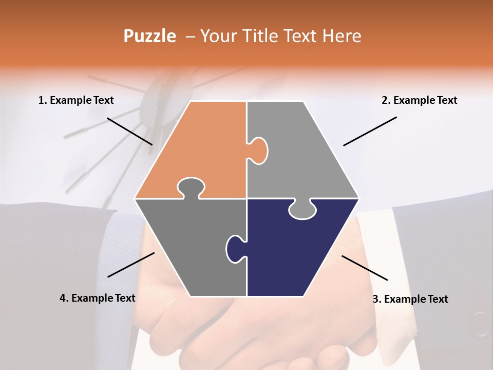 Greeting Cooperation Together PowerPoint Template