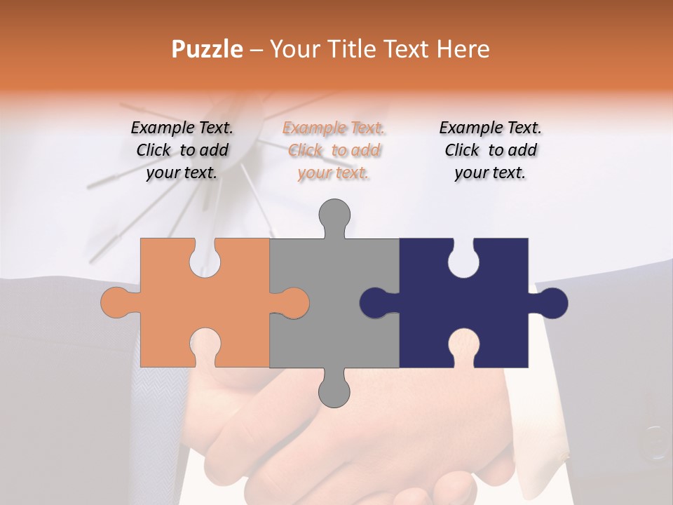 Greeting Cooperation Together PowerPoint Template