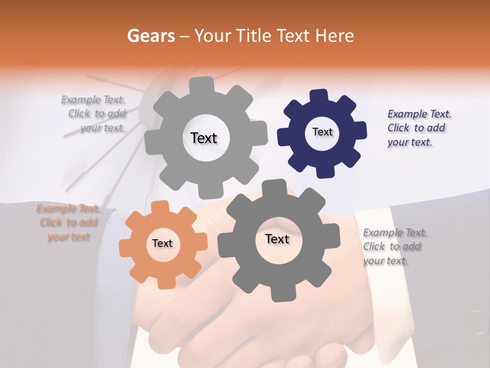 Greeting Cooperation Together PowerPoint Template