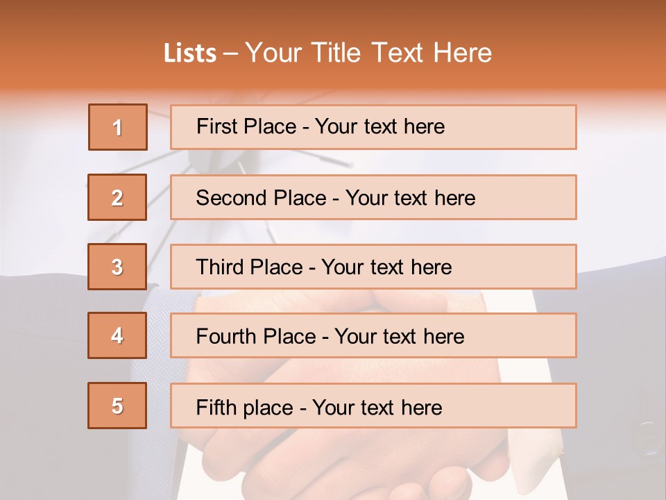Greeting Cooperation Together PowerPoint Template