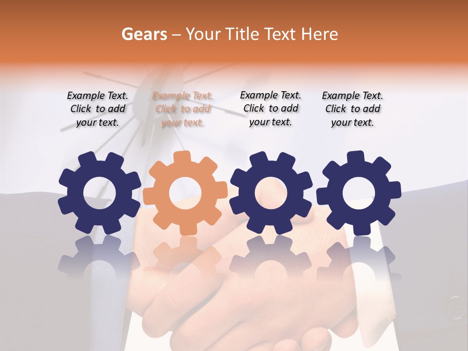 Greeting Cooperation Together PowerPoint Template