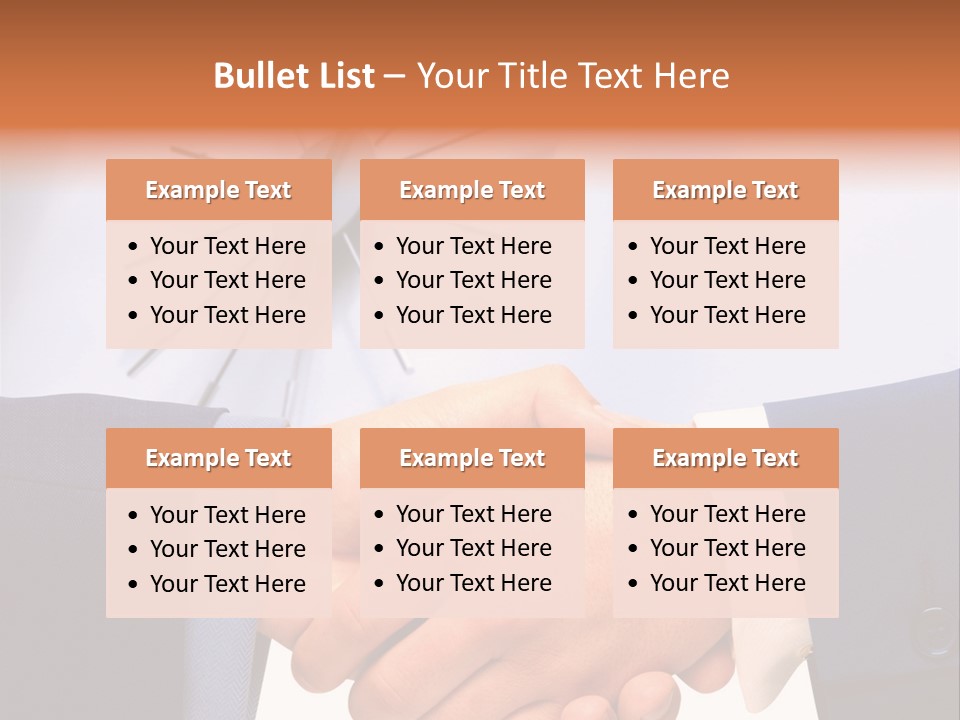 Greeting Cooperation Together PowerPoint Template
