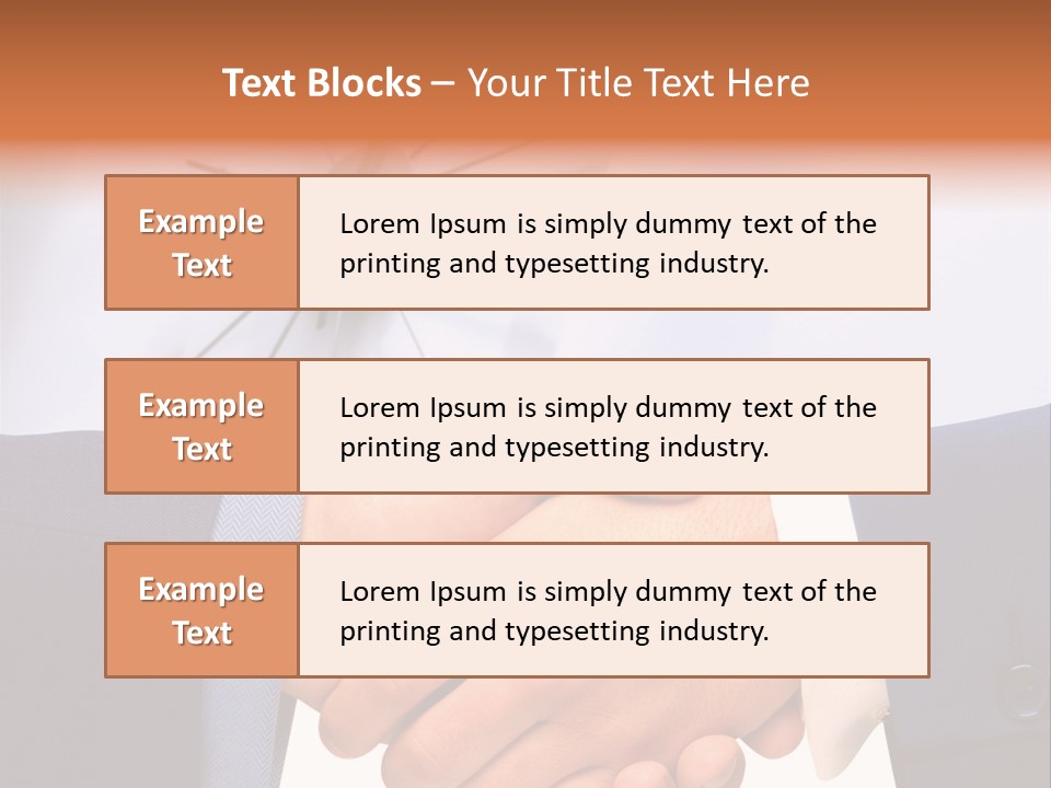 Greeting Cooperation Together PowerPoint Template