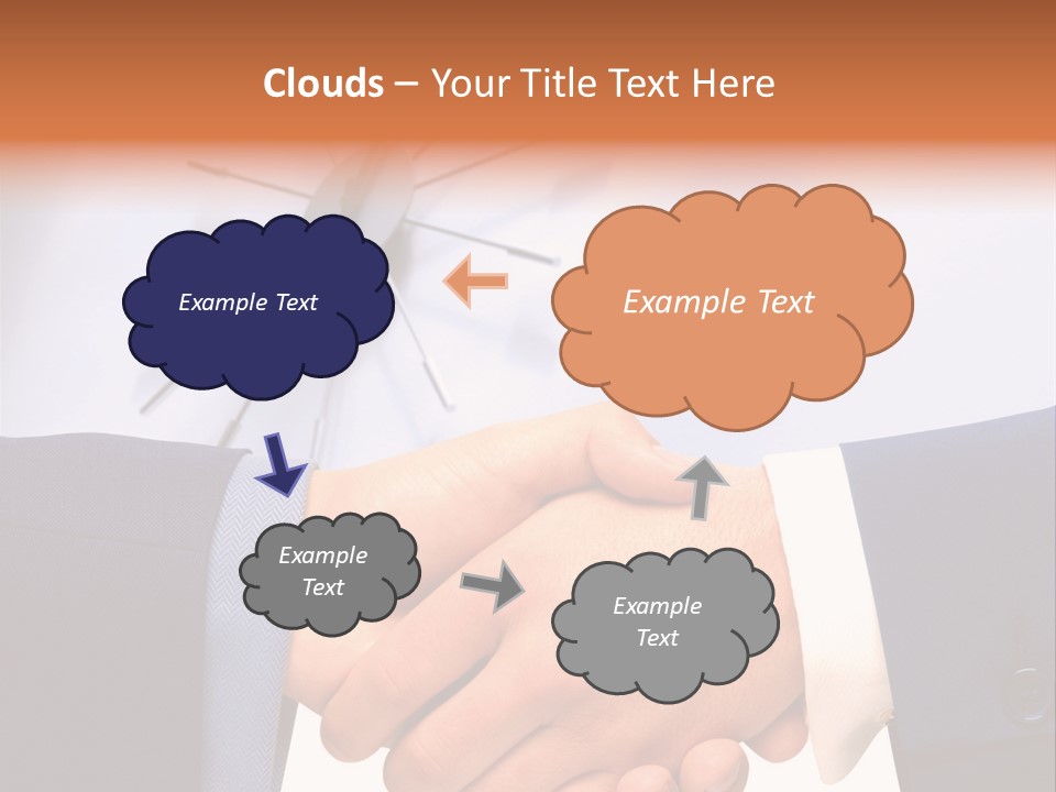 Greeting Cooperation Together PowerPoint Template