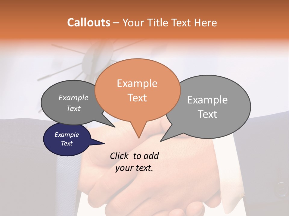 Greeting Cooperation Together PowerPoint Template