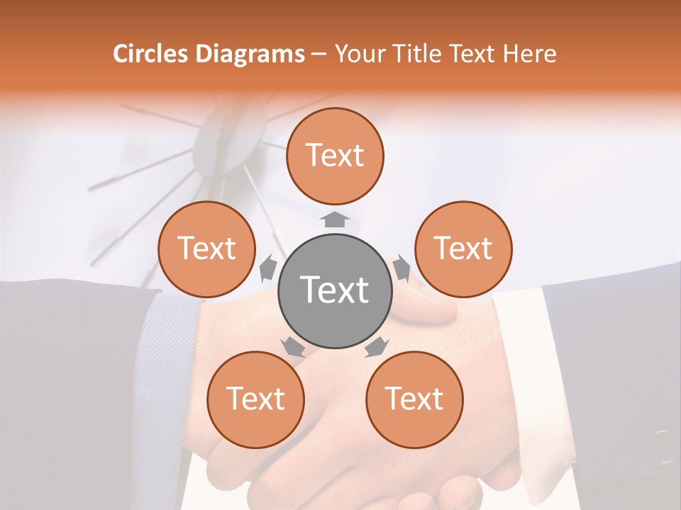 Greeting Cooperation Together PowerPoint Template