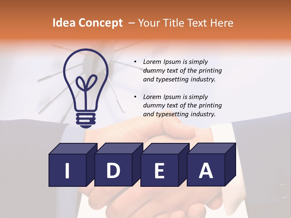 Greeting Cooperation Together PowerPoint Template