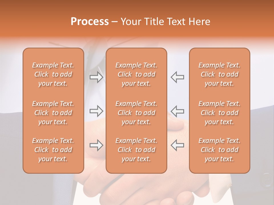 Greeting Cooperation Together PowerPoint Template