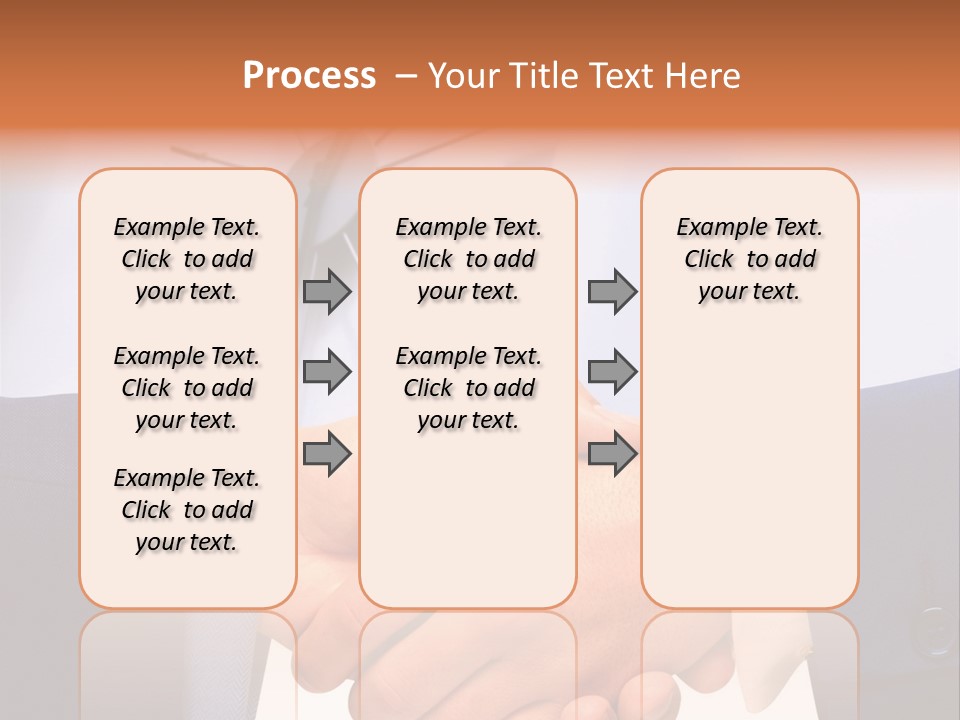 Greeting Cooperation Together PowerPoint Template
