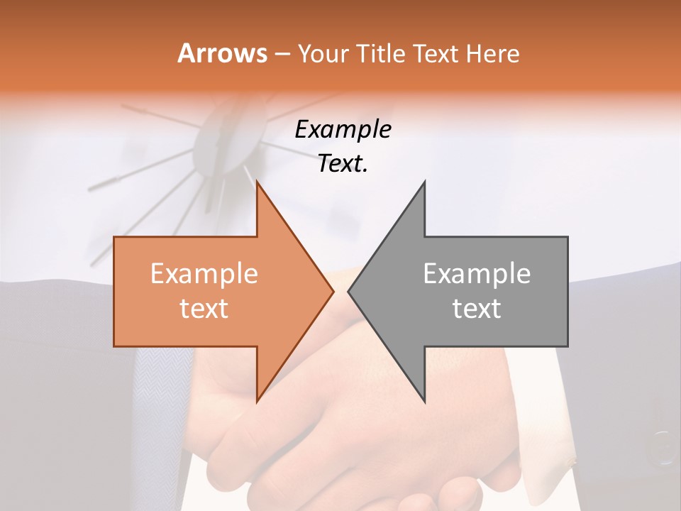 Greeting Cooperation Together PowerPoint Template