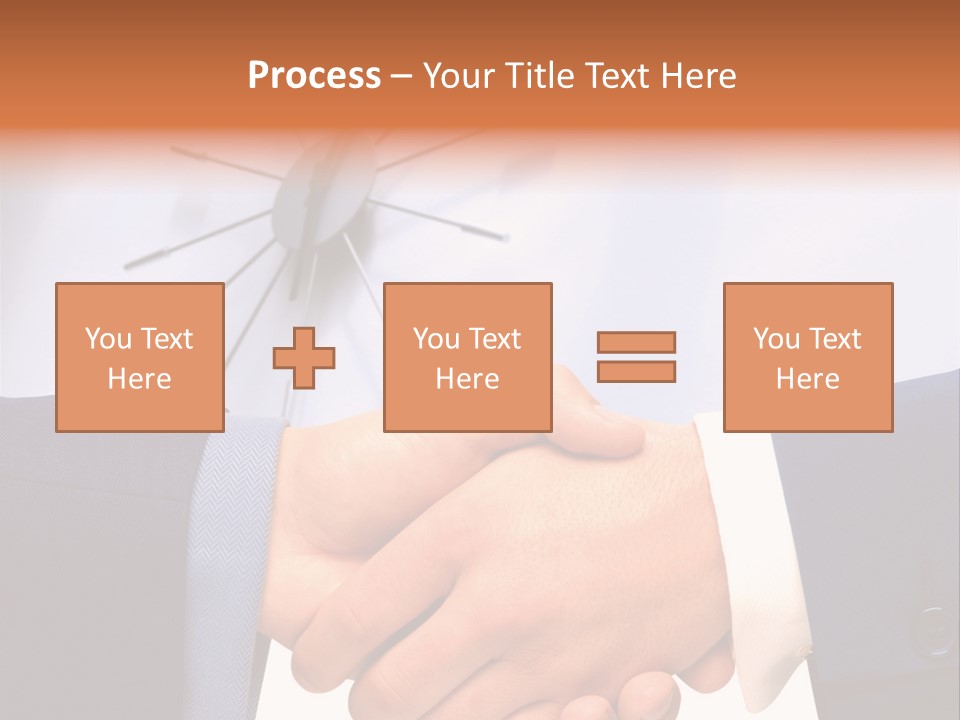 Greeting Cooperation Together PowerPoint Template