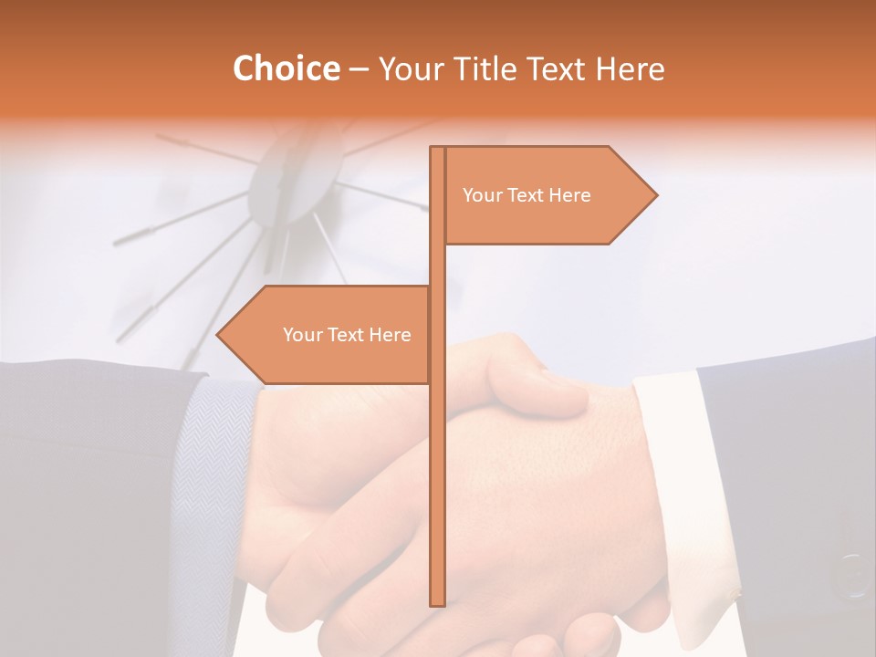 Greeting Cooperation Together PowerPoint Template