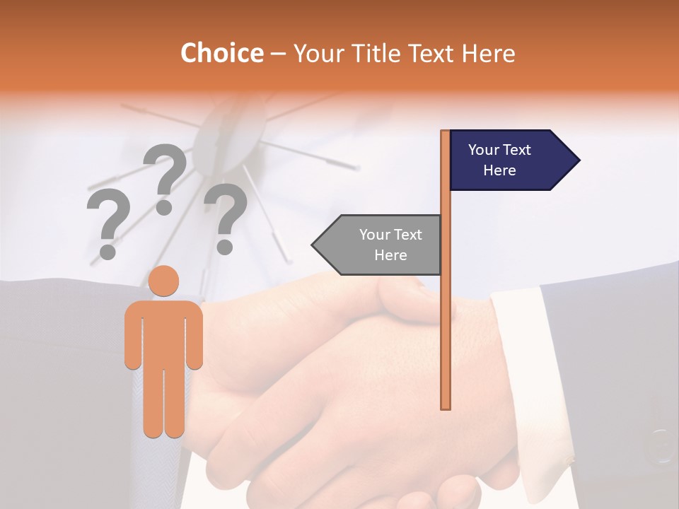 Greeting Cooperation Together PowerPoint Template
