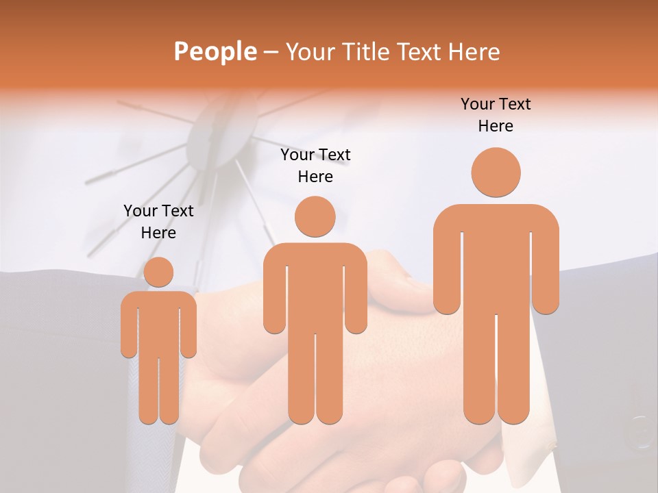 Greeting Cooperation Together PowerPoint Template