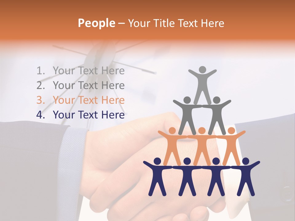 Greeting Cooperation Together PowerPoint Template