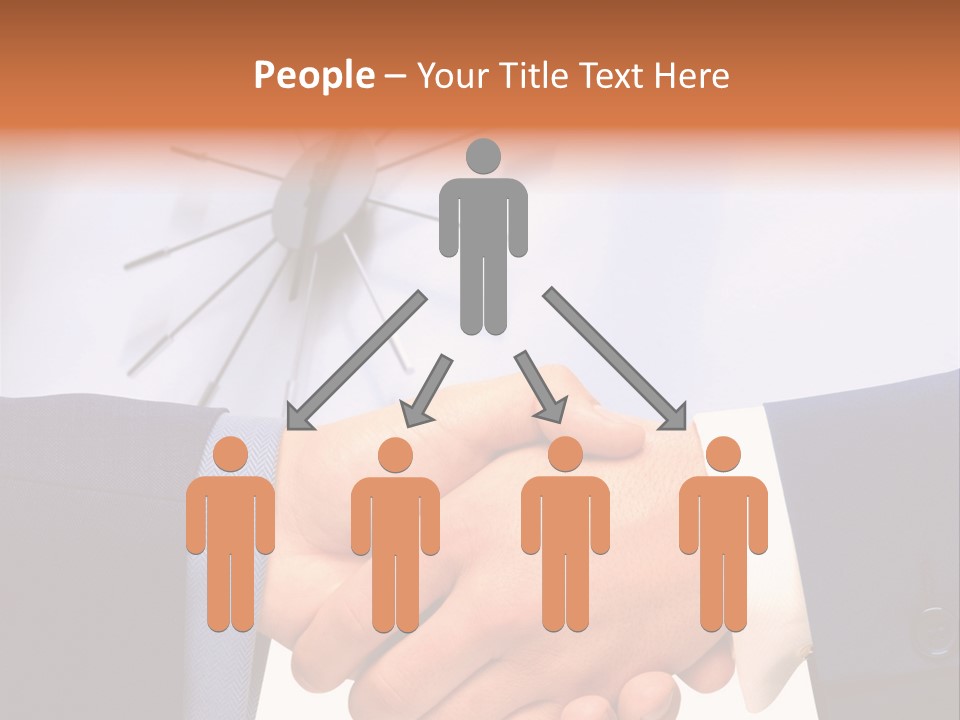 Greeting Cooperation Together PowerPoint Template