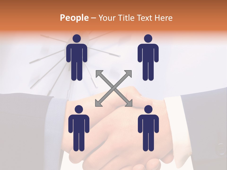 Greeting Cooperation Together PowerPoint Template