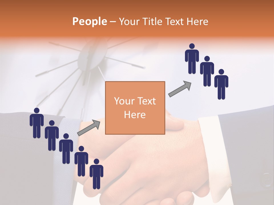 Greeting Cooperation Together PowerPoint Template