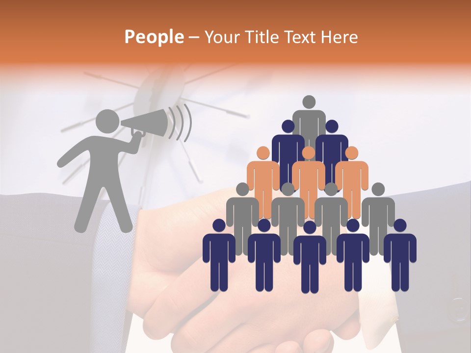 Greeting Cooperation Together PowerPoint Template