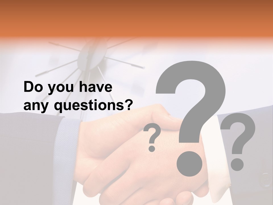 Greeting Cooperation Together PowerPoint Template