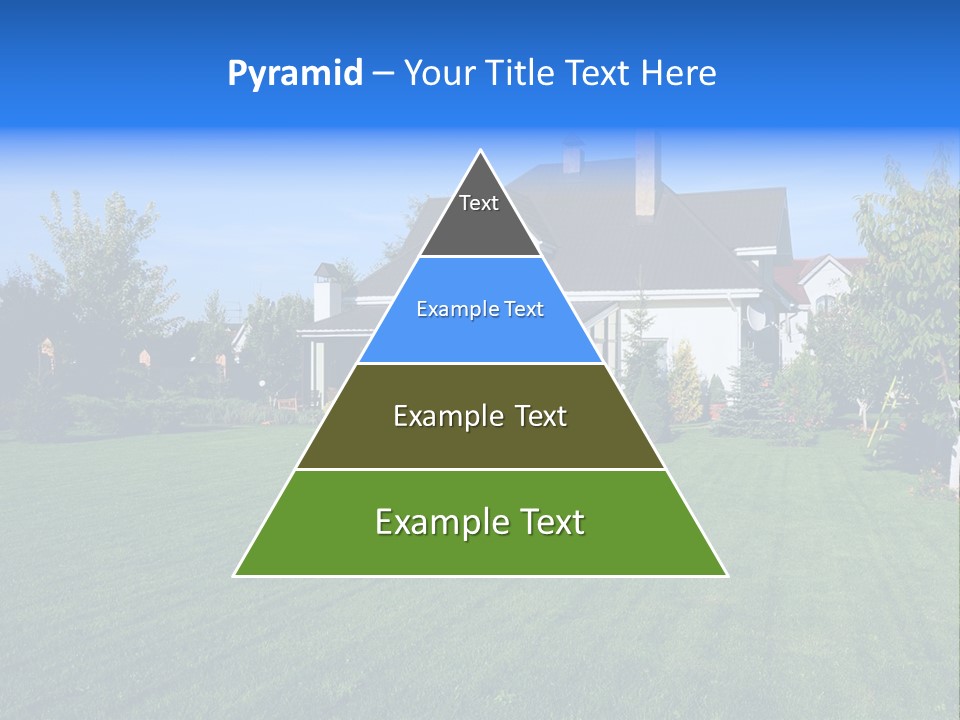 Estate Blue Wood PowerPoint Template