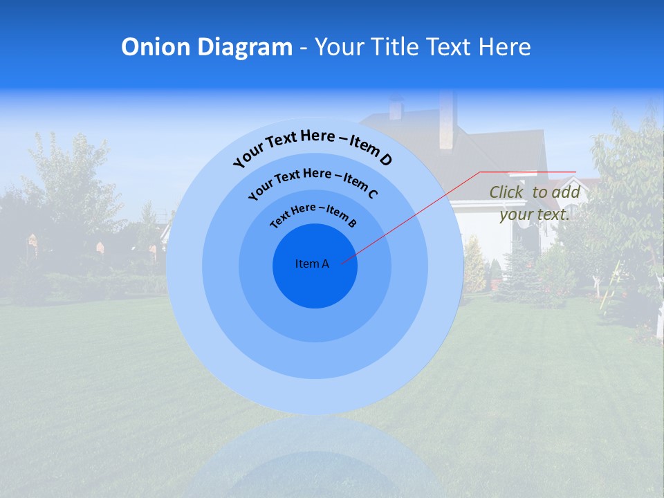 Estate Blue Wood PowerPoint Template