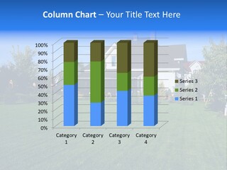 Estate Blue Wood PowerPoint Template