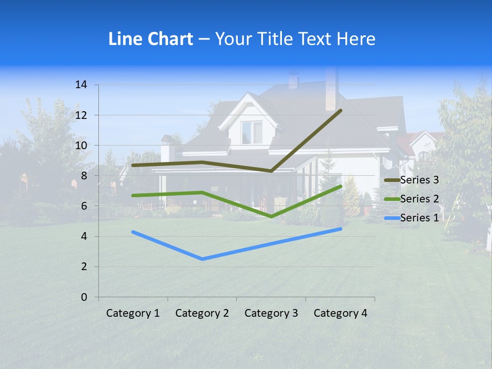 Estate Blue Wood PowerPoint Template