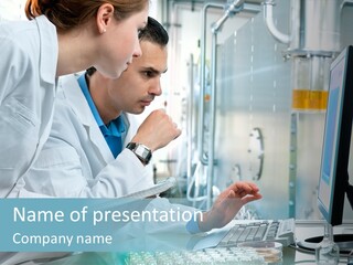 Chemist Care Manager PowerPoint Template