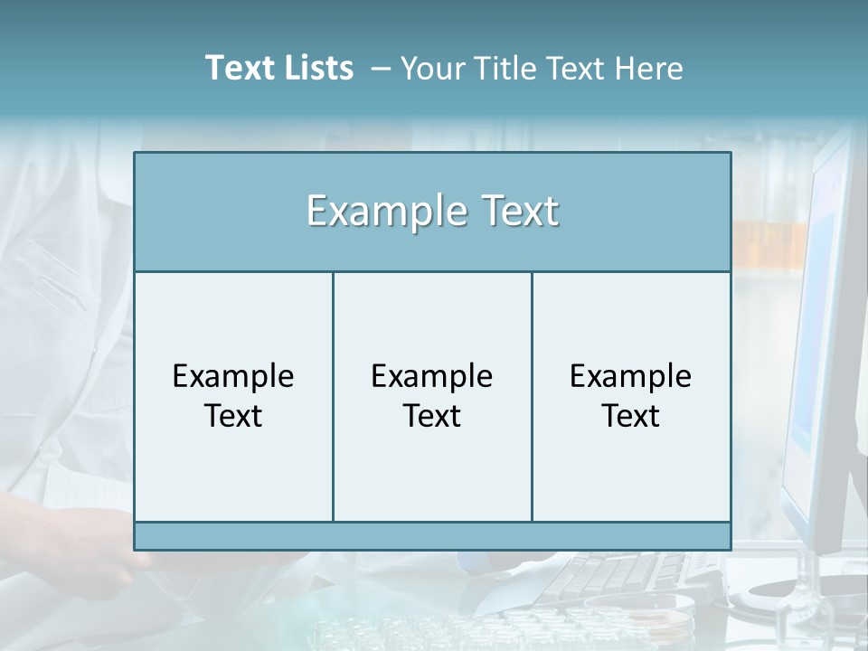 Chemist Care Manager PowerPoint Template