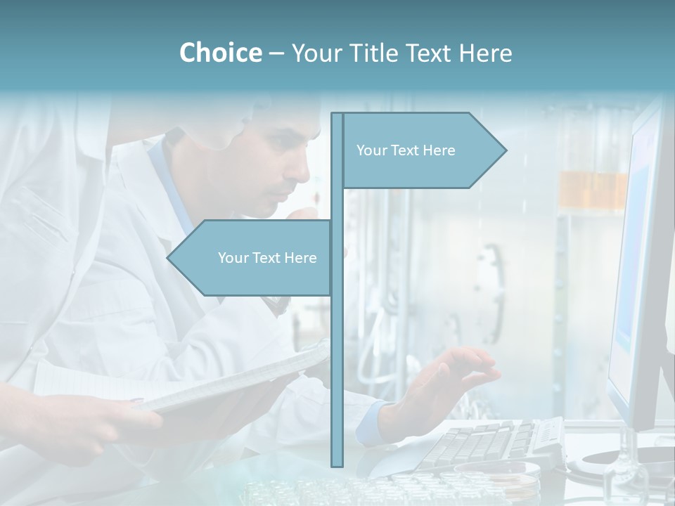 Chemist Care Manager PowerPoint Template