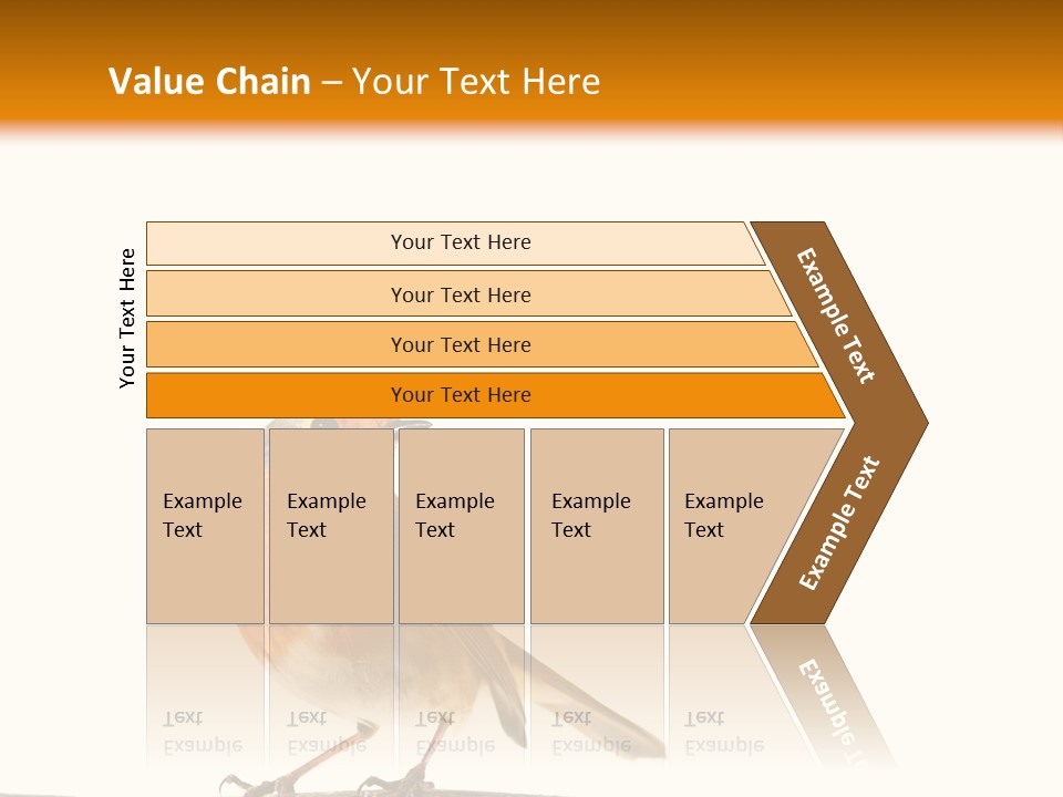 Robin On Branch PowerPoint Template