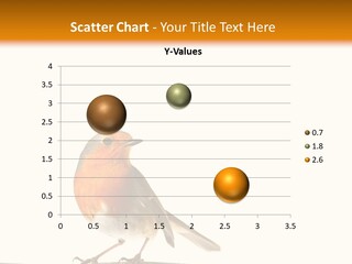 Robin On Branch PowerPoint Template