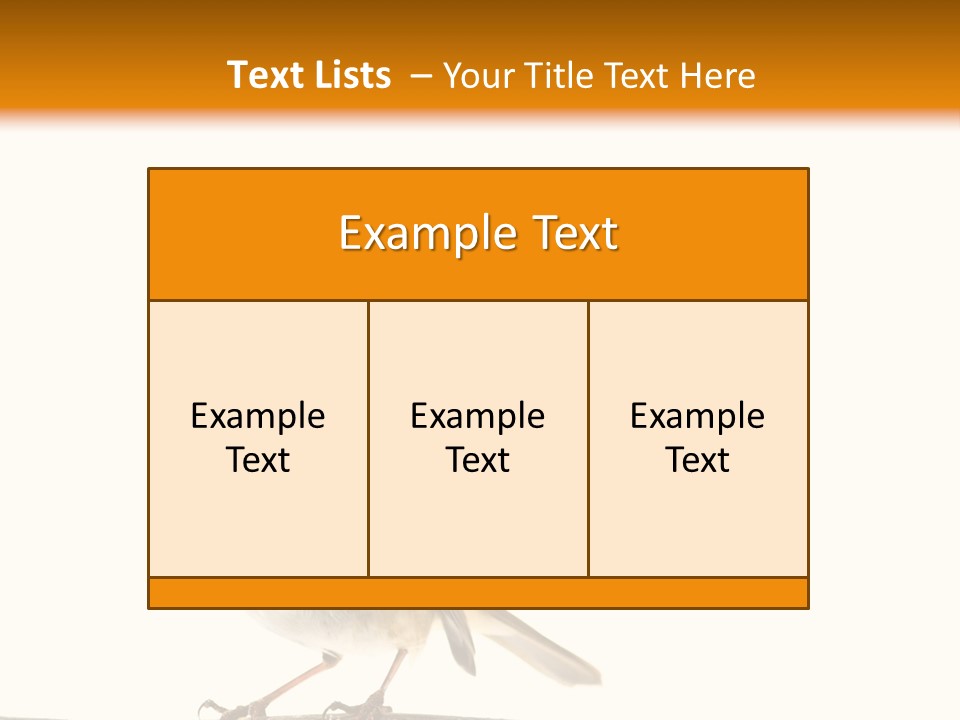 Robin On Branch PowerPoint Template