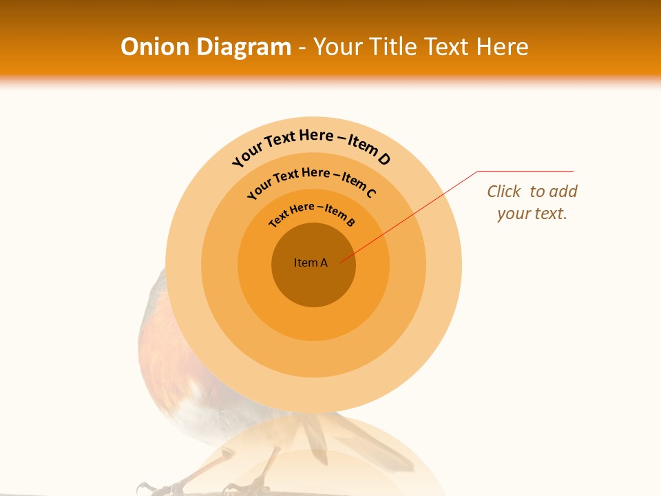 Robin On Branch PowerPoint Template