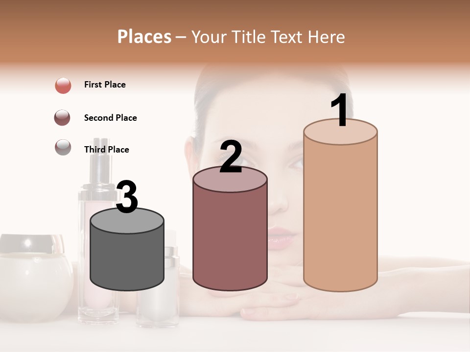 Lady Bottle  PowerPoint Template