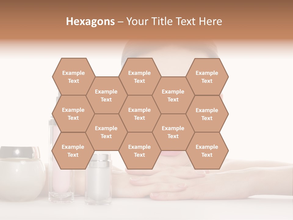 Lady Bottle  PowerPoint Template