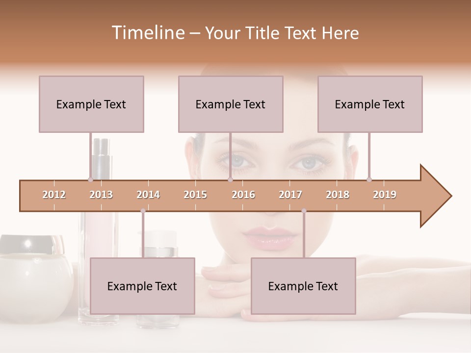 Lady Bottle  PowerPoint Template