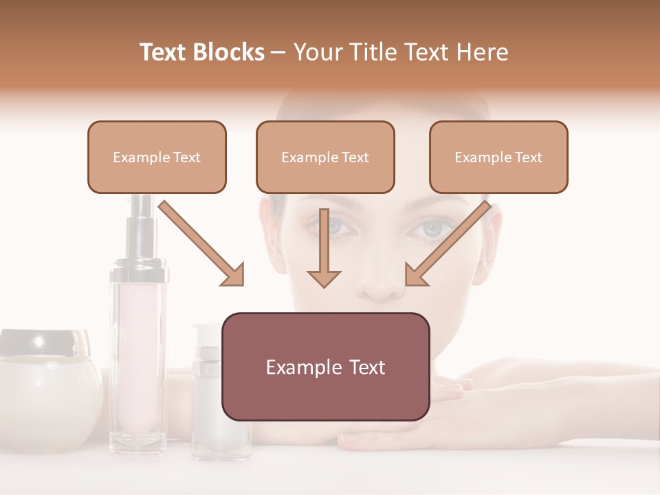 Lady Bottle  PowerPoint Template