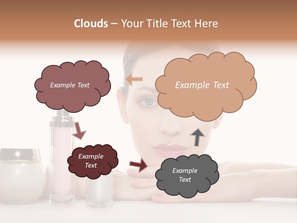 Lady Bottle  PowerPoint Template