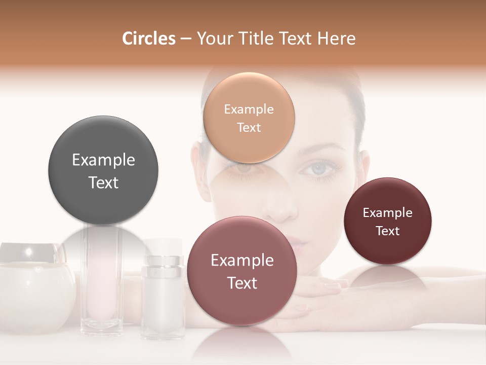 Lady Bottle  PowerPoint Template