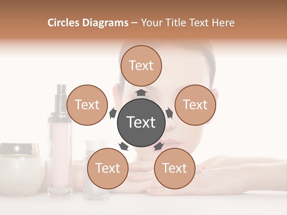 Lady Bottle  PowerPoint Template