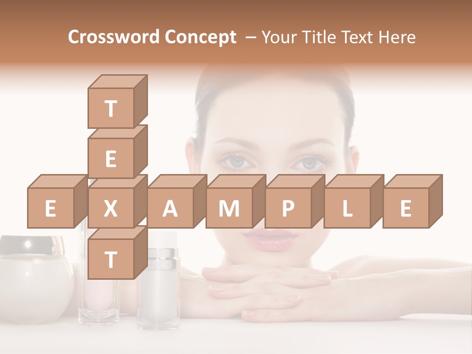 Lady Bottle  PowerPoint Template