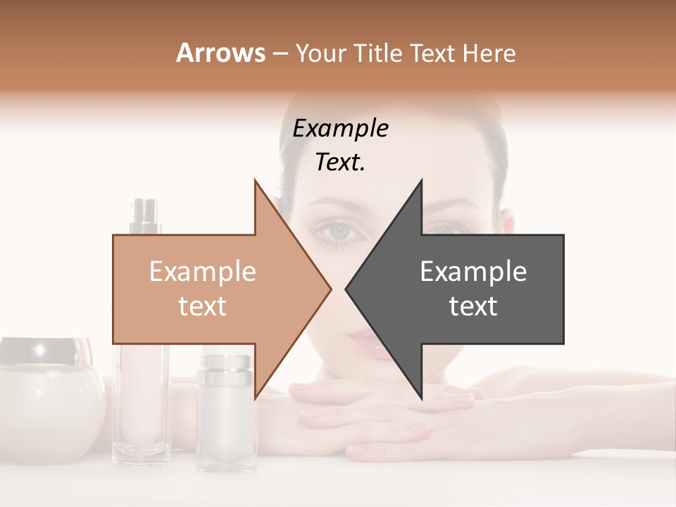 Lady Bottle  PowerPoint Template