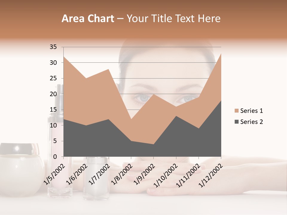 Lady Bottle  PowerPoint Template