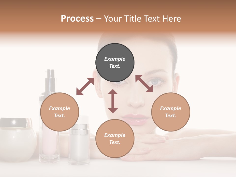 Lady Bottle  PowerPoint Template