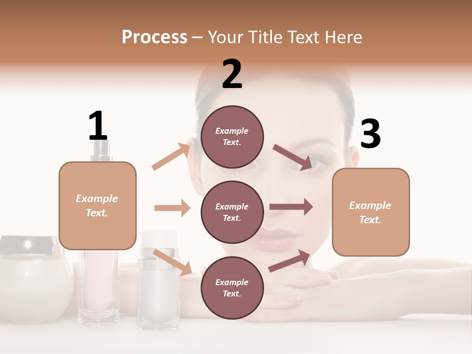 Lady Bottle  PowerPoint Template