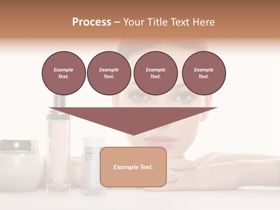 Lady Bottle  PowerPoint Template