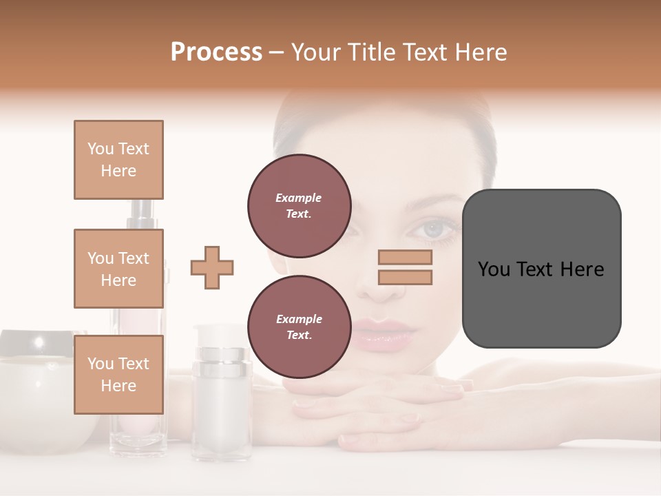 Lady Bottle  PowerPoint Template